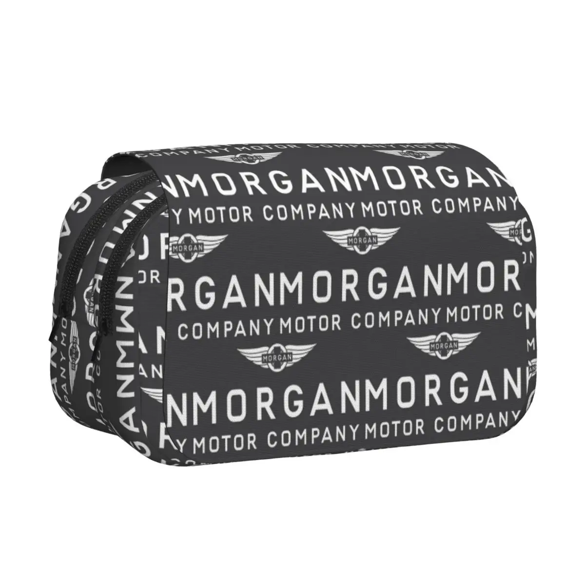 Morgan Motor Car Company Pencil Cases Pen Holder Hard Shell Leather Large Capacity Pen Box Pencil Bag for Kids School