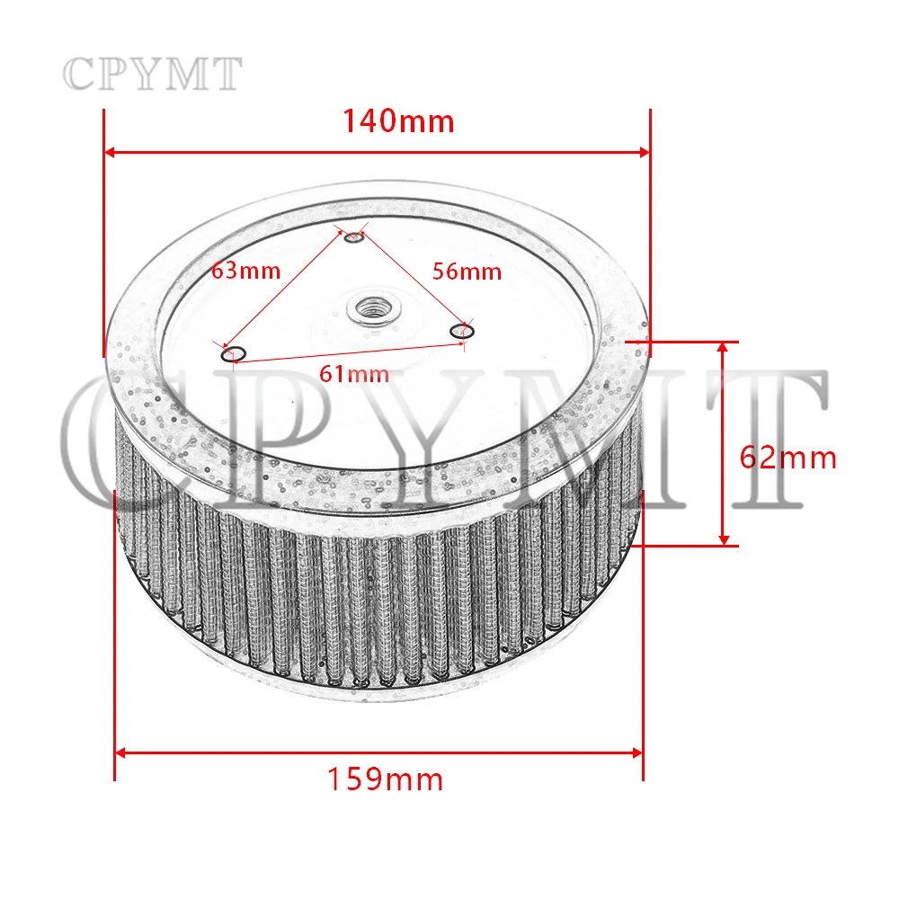 Motorcycle Air Filter Accessory Easy Installation 2944299A 2944299D for Screamin Eagle Fxdse2 Flstfse 2001-2008 Flhtcse2