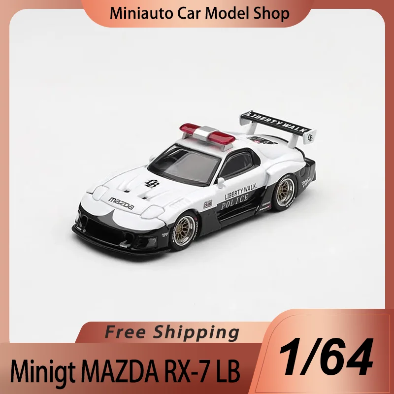 

New Minigt 1:64 Mazda Rx-7 Lb Alloy Car Model Simulation Alloy Die-Cast Car Model Shelby Gt500 Dragon Snake Concept Toys Gift