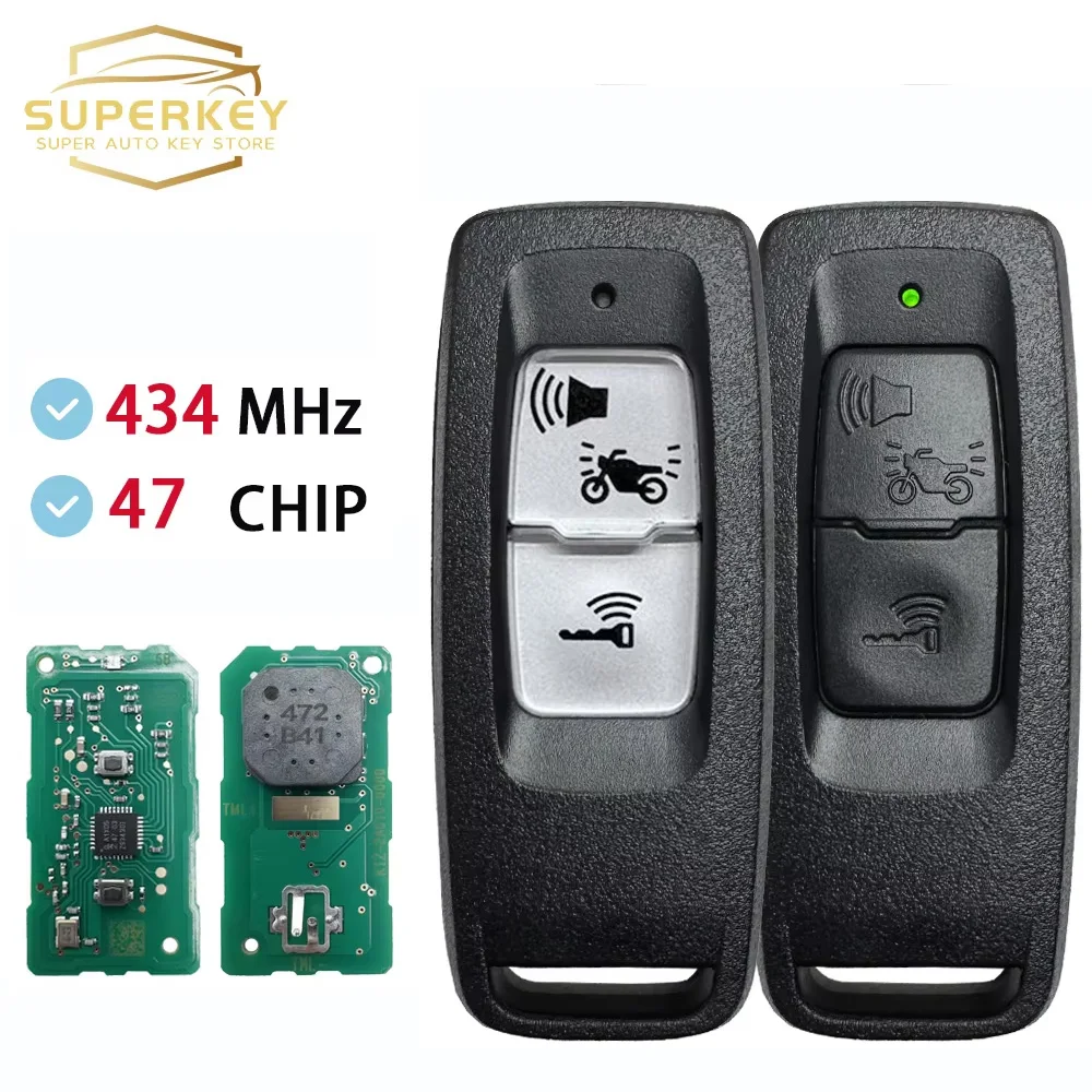 

Мотоциклетный ключ-пульт SUPERKEY 433.92 МГц с чипом 47 для Honda K1Z K1B K2S K2V K2C TXM004 35111-K1Z-U11 35121-K1Y-D11 35123-K1B-T10