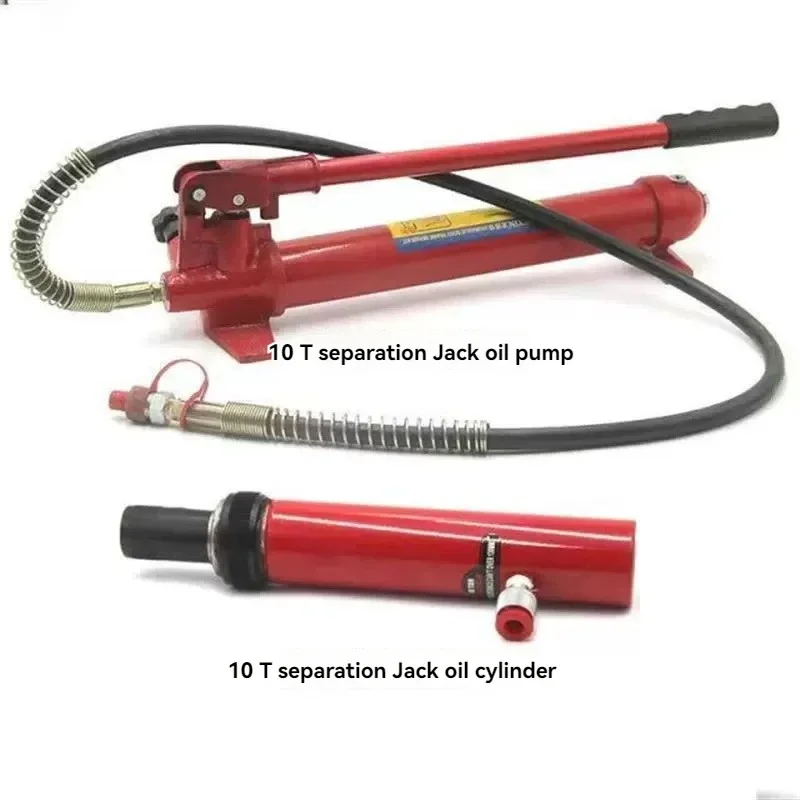 New Small Automobile Sheet Metal Separated Jack 10 Tons Sheet Metal Hydraulic Separated Jack Hydraulic Combined Multi-function J