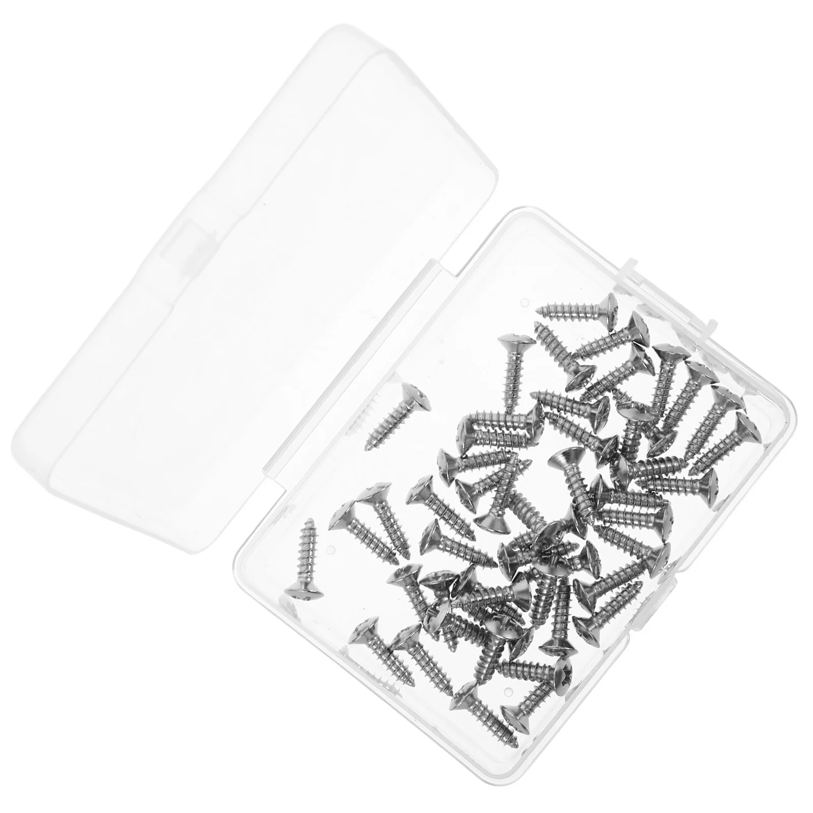 

50 Pcs Guard Screw Bass Guitar Parts Screws Base Pickup Electric Hardware Plate Back