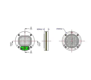 2 st 40 mm hörlurselement HIFI-hörlurar Plana magnetiska högtalarenheter 40 mm plana element 32 ohm 10 best sales Planar magnetic speaker - №3