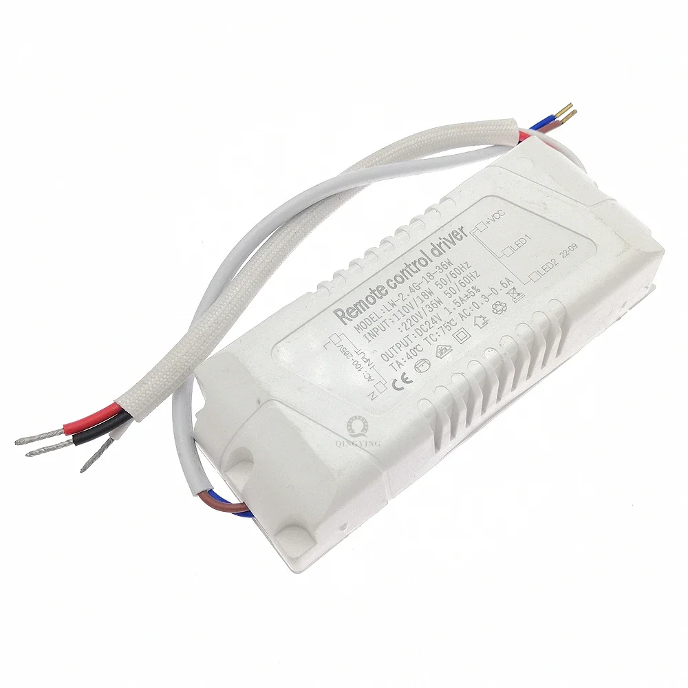 Output 24V 36W-108W-150W 2.4G LED Driver AC110V 220V Color Dimming & Changeable Power Supply For Dual Colors LED Strip Chandiler