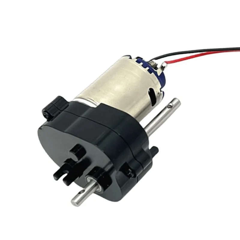 【COUNTDOWN DEAL】 RC Car Upgrade 370 Motor Gearbox for MN 1/12 MN300 RC Car Accessories Black