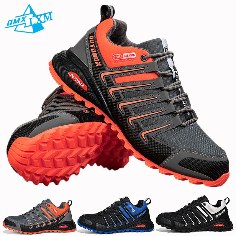 

Водонепроницаемая походная обувь, мужская дышащая уличная обувь с решетчатой сеткой, мужские кроссовки для треккинга, прогулок, охоты, тактические велосипедные кроссовки