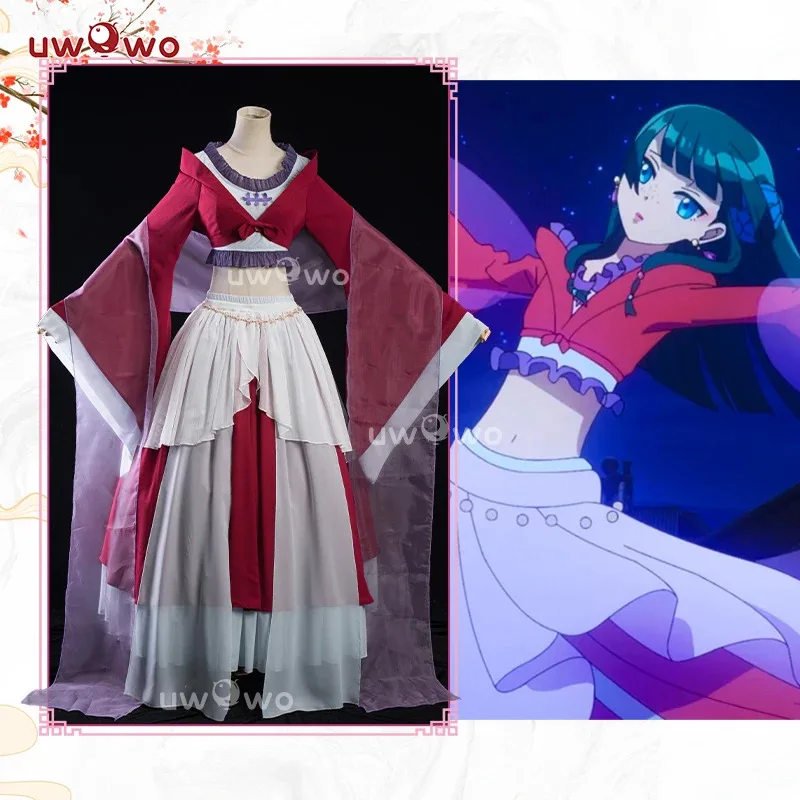 UWOWO Thee Apothecaryy Diariess Maomao 댄스 드레스 코스프레 의상 드레스 할로윈 의상