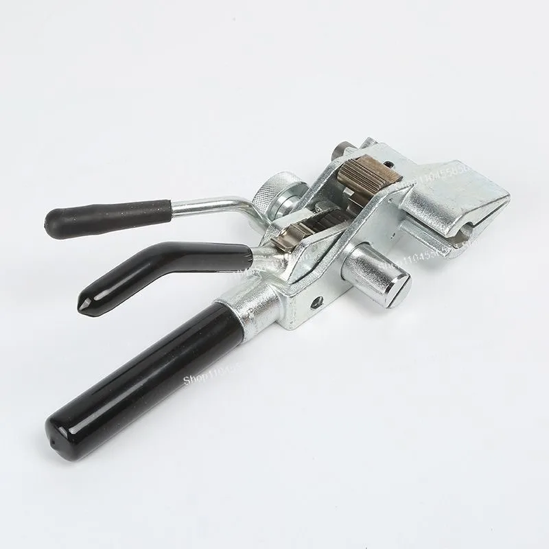 Stainless Steel Cable Tie Tool Set - Stainless Steel with Ratchet Fastening Gun and Cutting Pliers