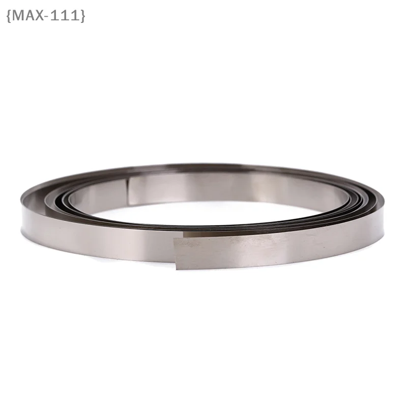 【F-MAX111】Pure Nickel Strip for Battery Spot Welding - 2M Length 8mm X 0.15mm Ni Plate Tape, Ideal for Li-ion 18650 Cells image 4