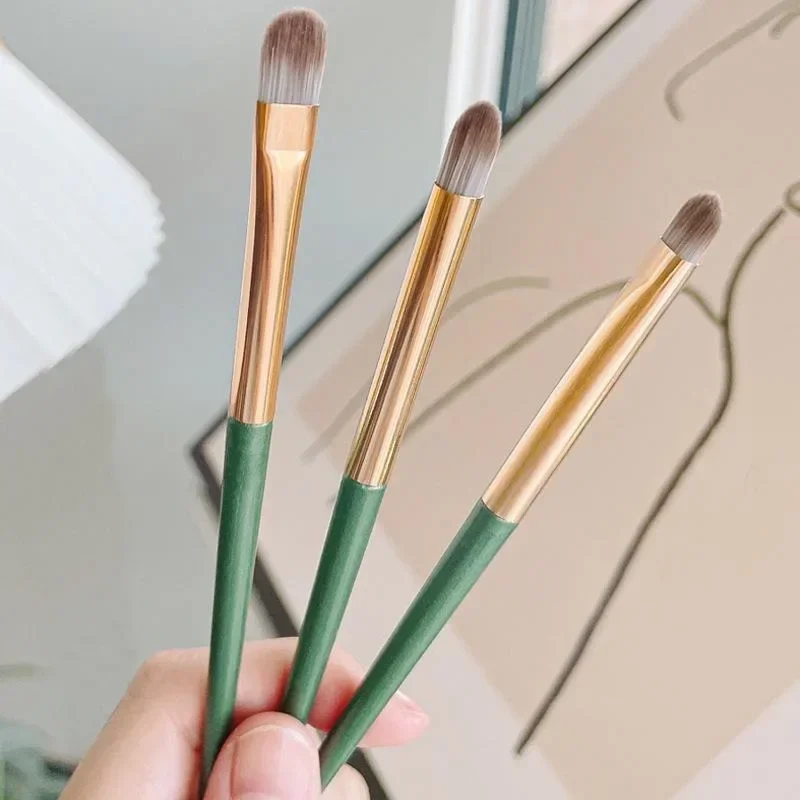 3Pcs/set Makeup Eyeshadow Brush Set Soft Mini Concealer Brushes Portable Cosmetic Applicators Foundation Brush