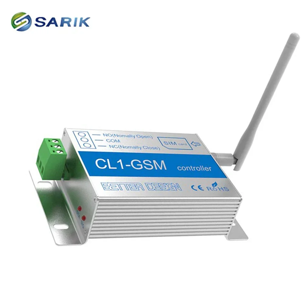 

Gsm Alarm System Wireless Remote Controller Switch CL1 One Relay Output for Automatic Gate Barrier Shutter Garage Door AC DC