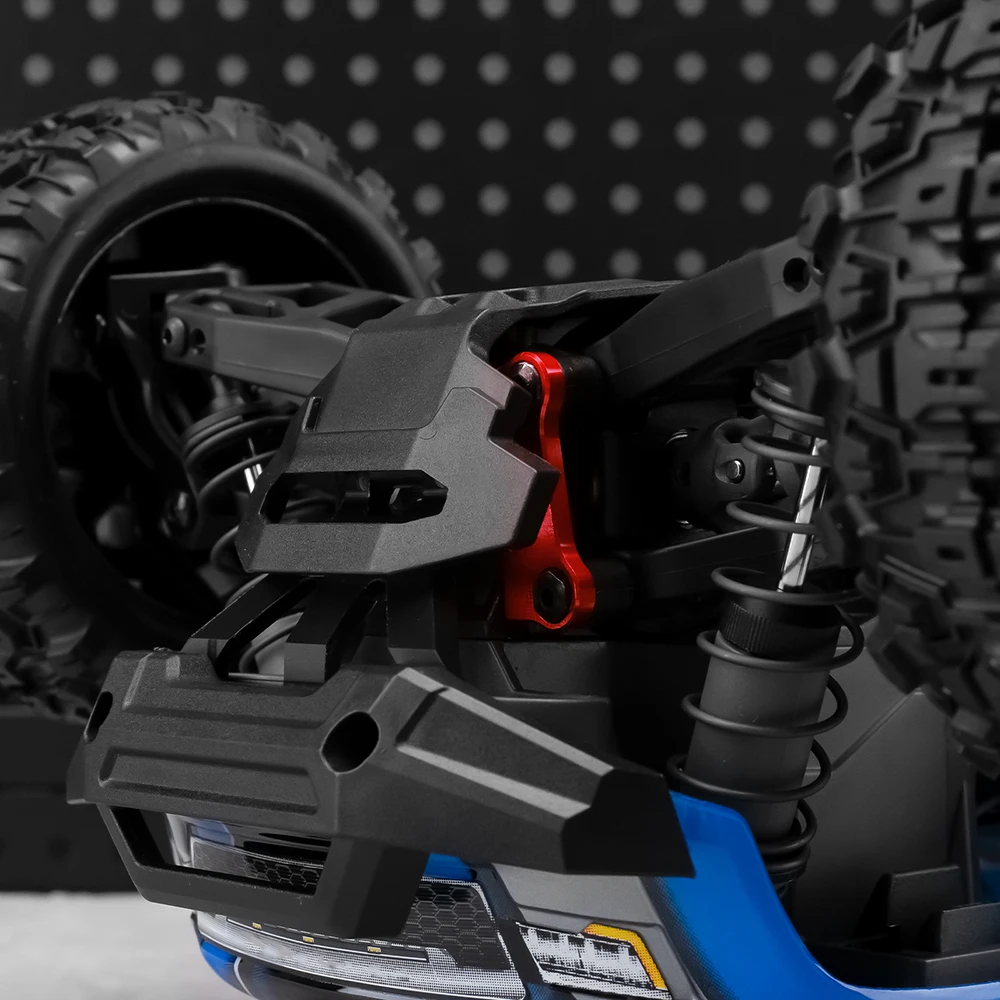 TRINOOD フロントバルクヘッドマウント強化＆バンパーサポートマウント T-raxxas 1/16 Mini Maxx アップグレードパーツ用
