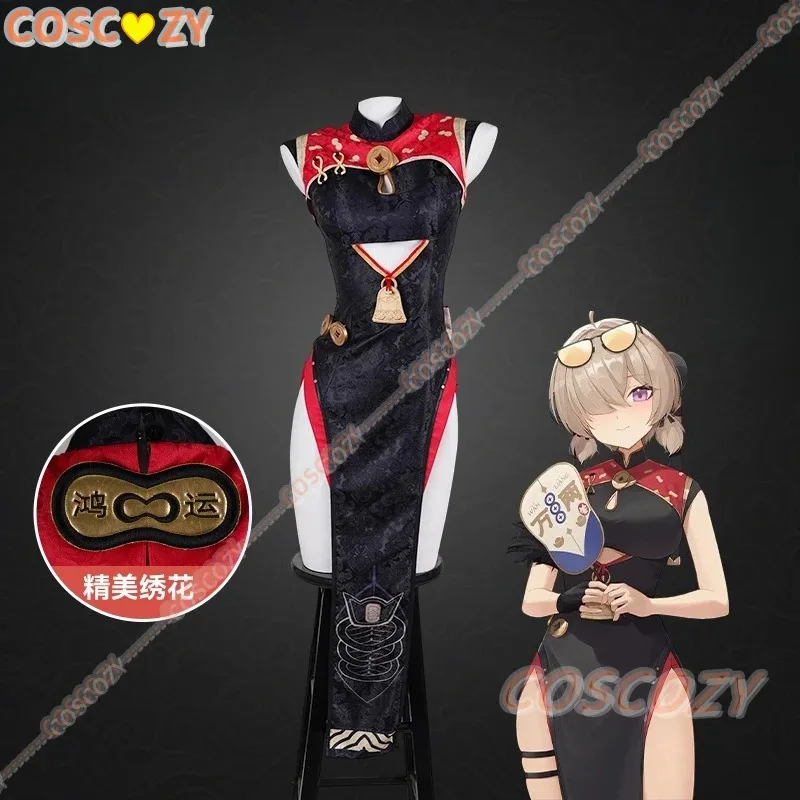 2025 11 Zenless منطقة صفر سويتي تأثيري حلي شعر مستعار شيونغسام موحدة أغطية الرأس النظارات الشمسية يوم تشا الخطيئة حفلة الهالوين النساء جير