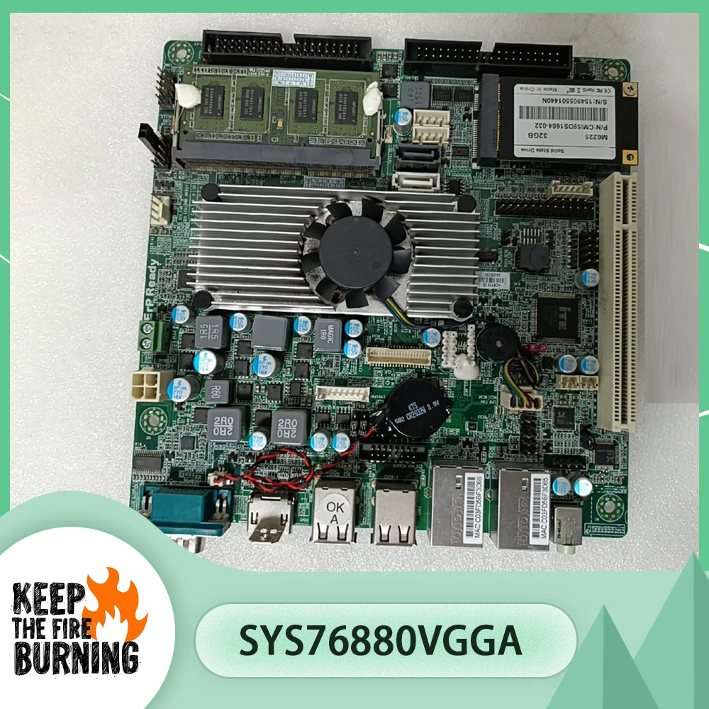 Dual network card industrial control medical motherboard SYS76880VGGA