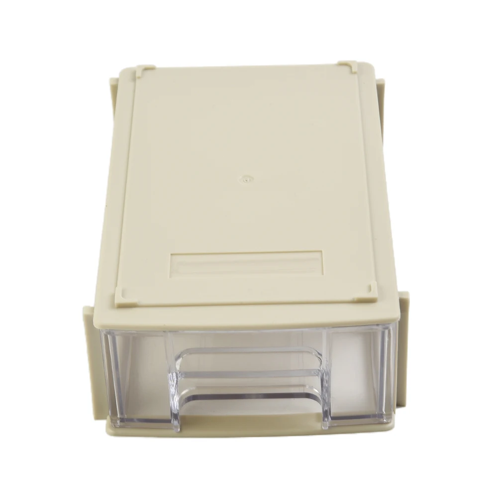 Easy To Install 80 Degree Celsius Storage Box Tool Boxes 1PC PE Blue/grey/brown/yellow Component Screws Toolbox