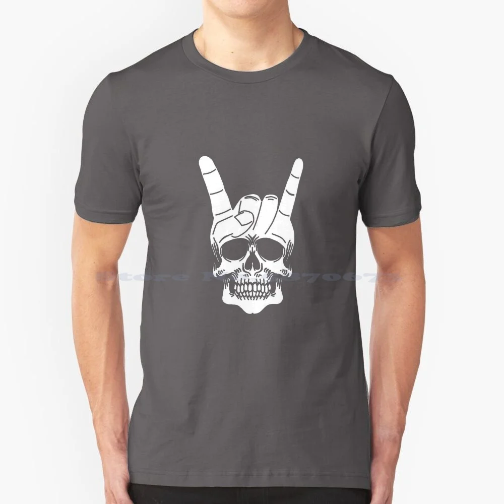 White During Skull T Shirt 100% Cotton Tee Music Album Trends Tour Black Popular Trending Most Relevant Indoor Best Selling