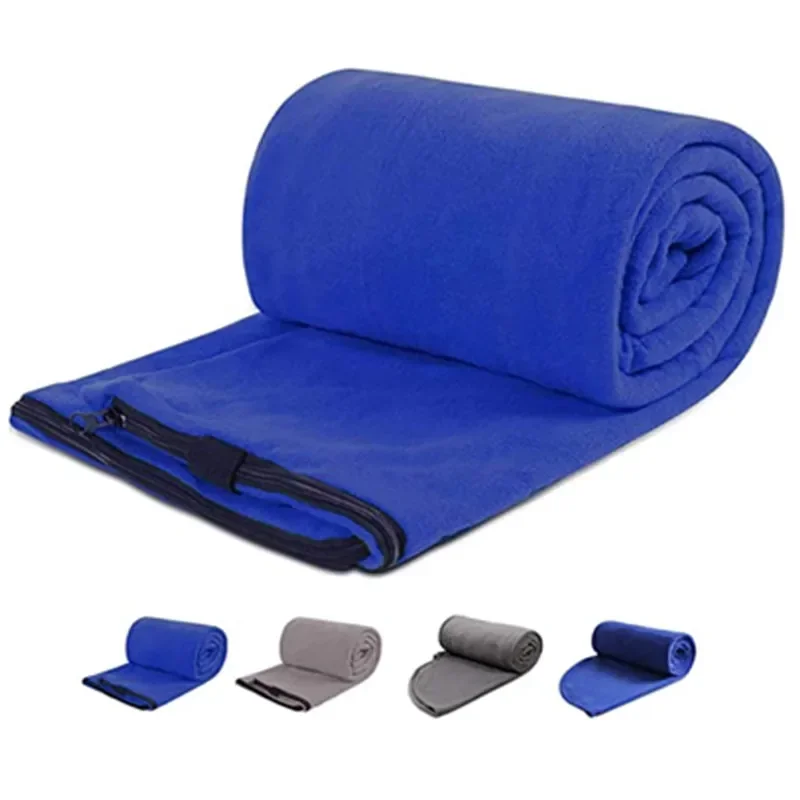 Portable Ultra-light Polar Fleece Sleeping Bag Outdoor Camping  Tent Bed Travel Warm Sleeping Bag Liner