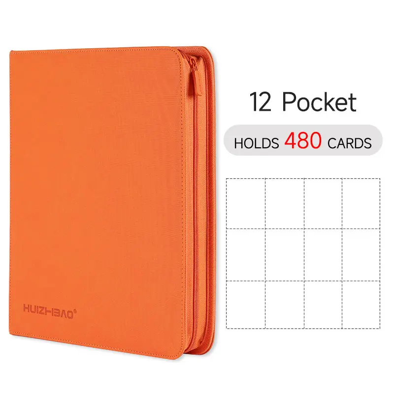 9/12 Pocket Rits Card Binder, Trading card album, Duurzame Side Loading Card voor mtg tcg voor pokemon voor yugioh voor voetbal
