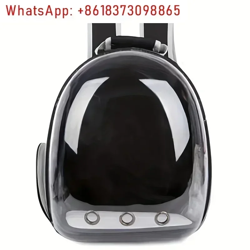 Cat Pet Strap Backpack, Cat Bag, Portable Transparent Space Capsule Pet Bag for Going Out, Breathable Cat Backpack