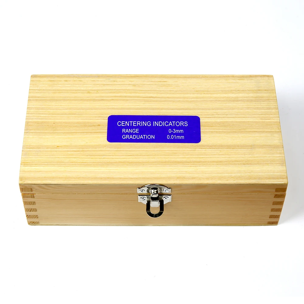 ALLSOME 0-3mm Centering Indicator Coaxial Centering Dial Test Indicator Center Finder Milling Tool 0.01mm Accuracy