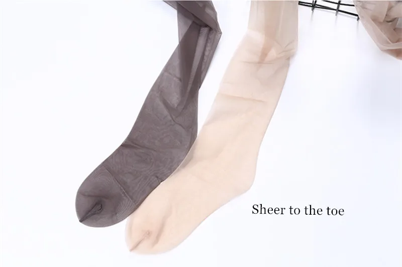 Neue 1D Damenstrumpfhose Nahtlose Strumpfhose Ultradünne transparente Nylonstrumpfhose Durchsichtige Strümpfe bis zum Zeh Sexy Damenstrumpfhose mit niedriger Taille – Detail 9