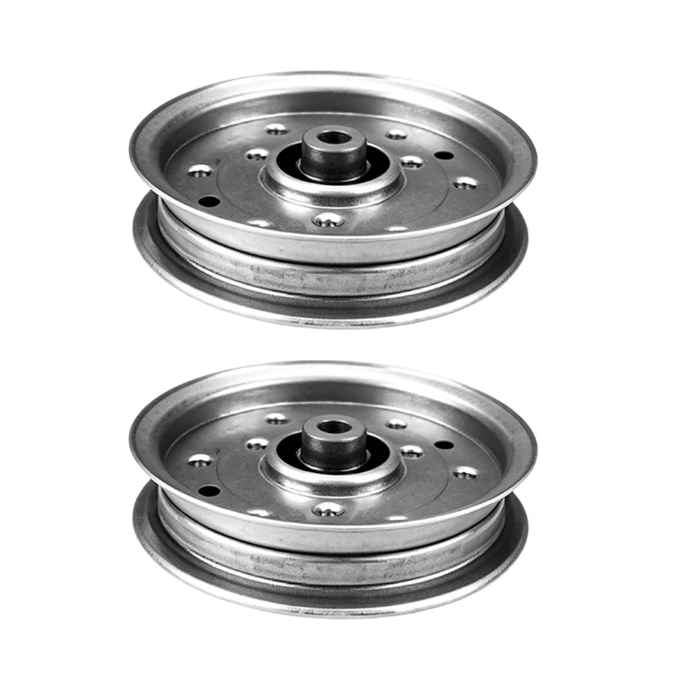 2 Pack Flat Idler Pulleys 756-04129 956-04 For Cadet Lawn Mower 38 42 46 54 Inch Deck Replacement Parts Accessories