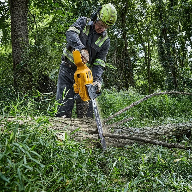 DEWALT DCMCS575 FLEXVOLT 60V Lithium Chain Saw Brushless Garden Carpenter Cutting Powerful Power Electric Saw Tool