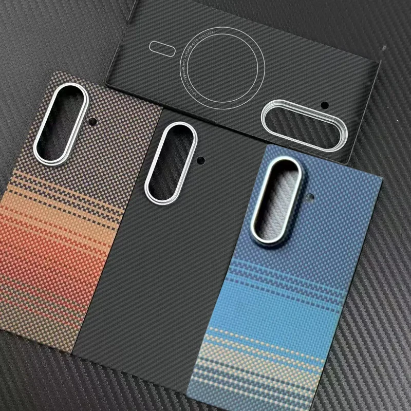 

Magnetic For Magsafe Case For Samsung Galaxy Z Fold 7 8 Fold 6 Fold 5 W26 Aramid Carbon Fiber Ultra-thin Lightweight Armor Cover
