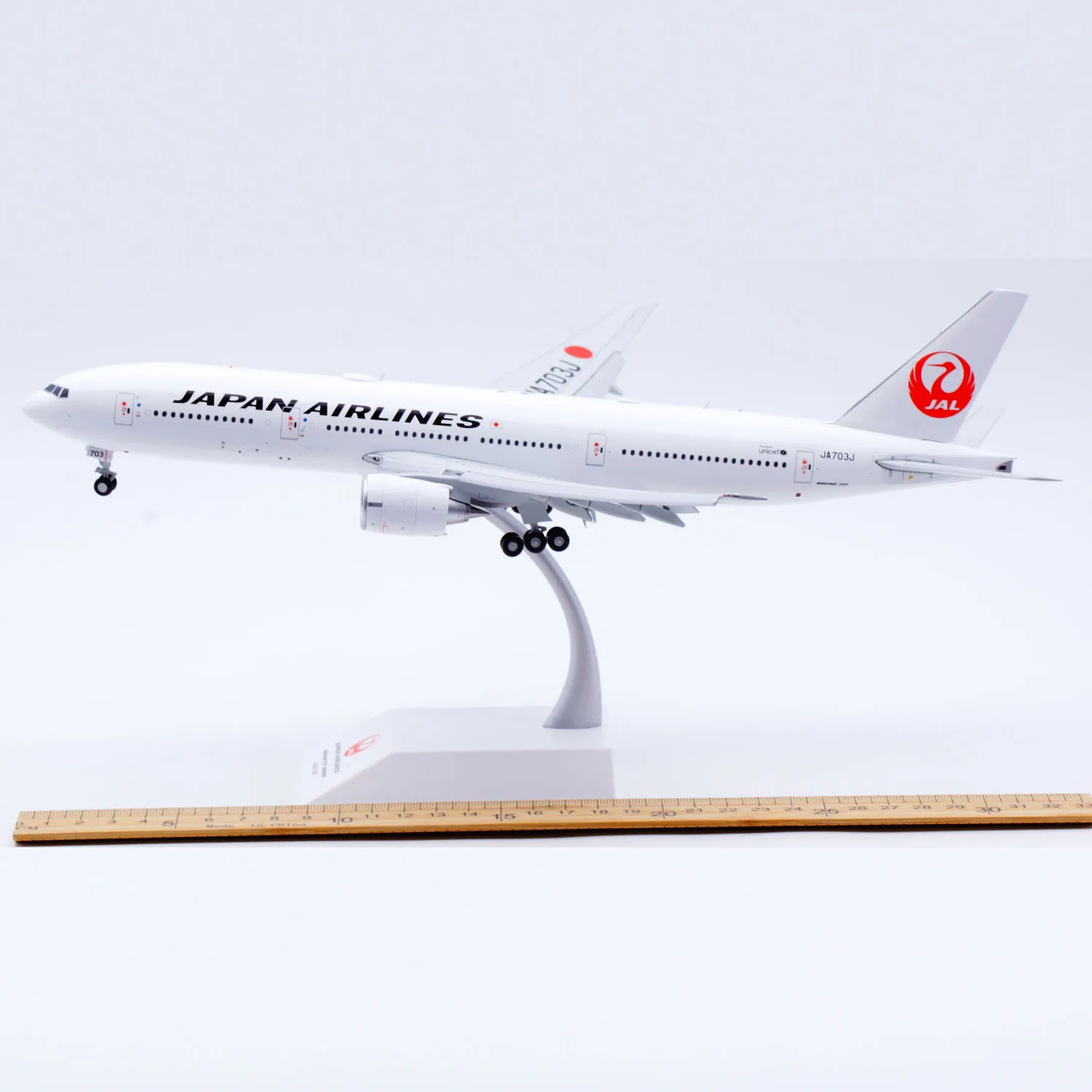 

SA2048A Коллекционный самолет из сплава в подарок JC Wings 1:200 Japan Airlines JAL Boeing B777-200ER Литая под давлением модель самолета JA703J с откидной крышкой