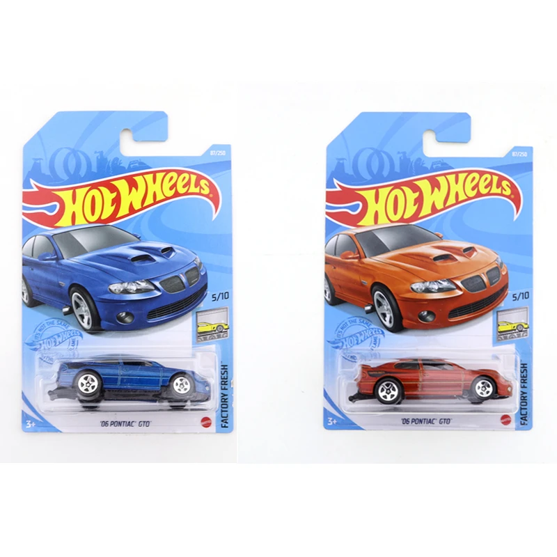 

2022-182 2021-87 Original Hot Wheels Mini Alloy Coupe 06 PONTIAC GTO 1/64 Metal Diecast Model Car Kids Toys Gift