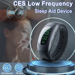 CES Sleep Aid Device Microcurrent Pulse Fast Sleeping Instrument Sleeping Aid Relax Anxiety Insomnia Hypnosis Help Sleep Tool