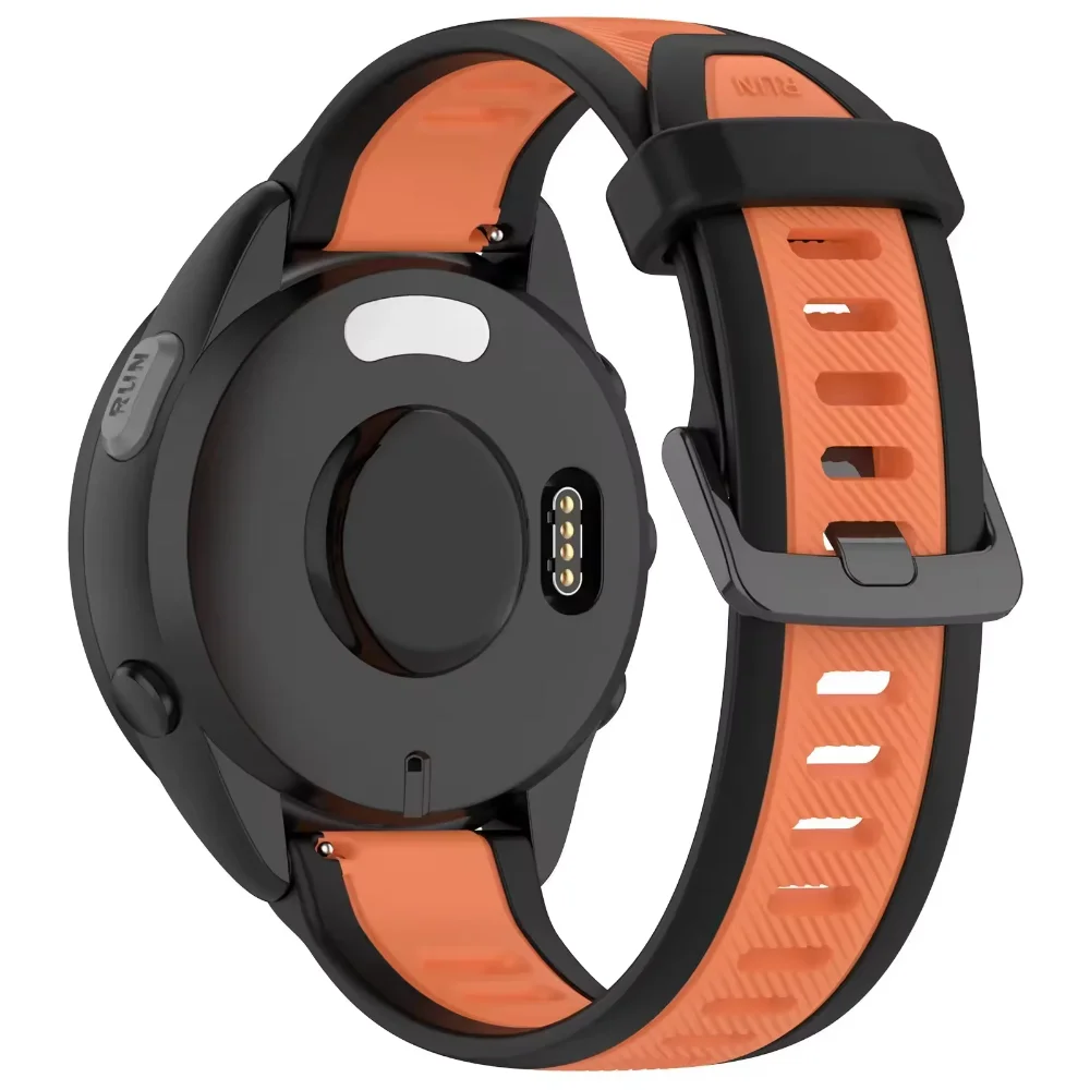الرسمية 18 مللي متر 20 مللي متر 22 مللي متر سيليكون حزام ل Garmin Vivomove الاتجاه Active5 سوار الفرقة ل Venu 3/2/3S Forerunner 165 55 265 965