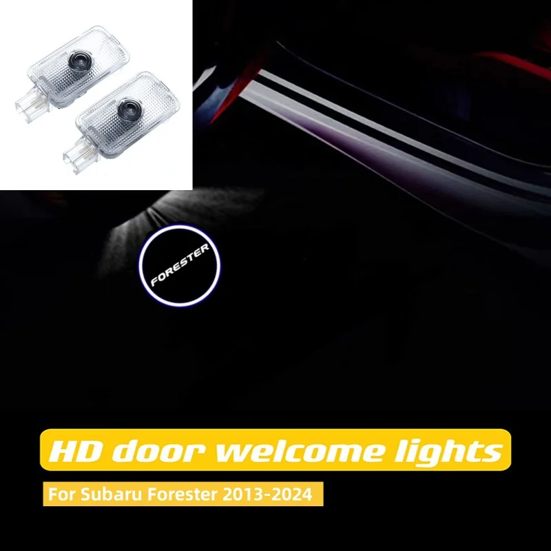 

Car Door Lights Welcome Lamp Ghost Projector Badge Lamp For Subaru Forester 2013-2019 2020 2021 2022 2023 2024 Cars Accessories