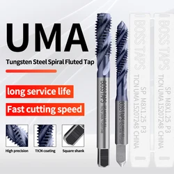BOSS TAPS Carbide Wolfraam Staal JIS Standaard Spiraal Gecanneleerde Tap UNC UNF 4-40 6-32 Machine Schroefdraad Kranen Voor HRC 55 ° - 62 °