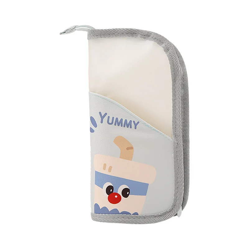 Portable Women Handheld Cosmetic Bag Storage Pouch for Makeup Brushes Lipstick Eyebrow Pencils Stationery Waterproof Wash Bag view 5