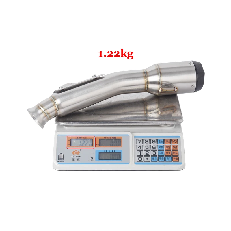Slip On Motorcycle Exhaust Muffler Middle Link Pipe Connecting End Tube For CFMOTO 800 NK NK800 800NK Cfmoto 2023 2024 2025