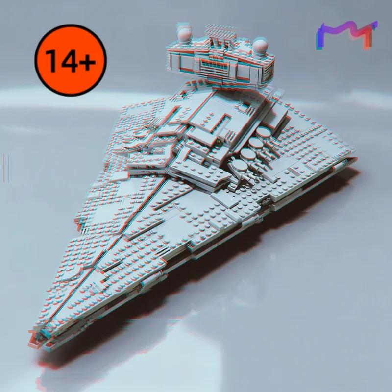 

1555pcs UCS Space Battle Emperial Star Destroyer MOC-75394 Building Block Model Bricks Toys Kids Adults Party Birthday Gift