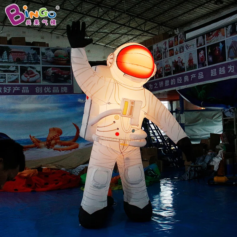 

Inflatable Astronaut Spaceman With Led Lights 3mH For Party Eventsadvertising Campaigns BG-C0821-1