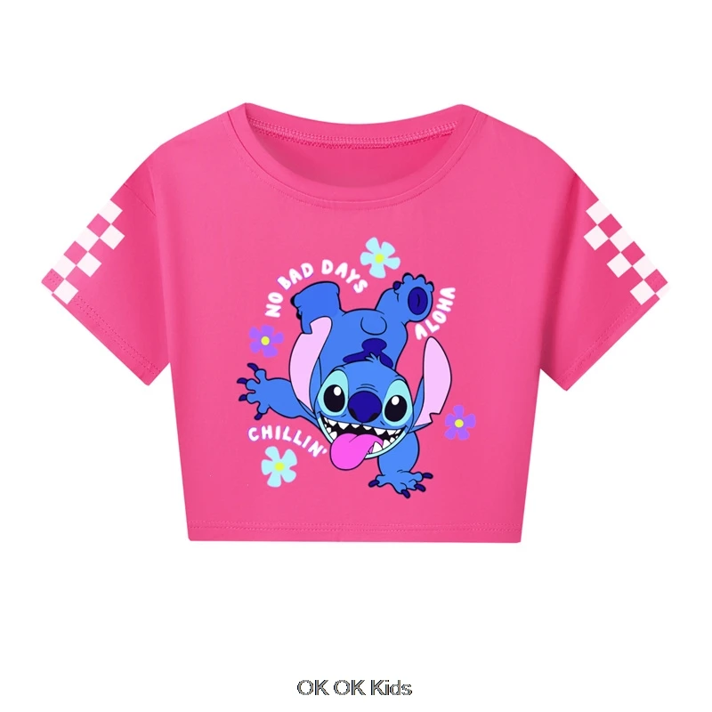 Lilo And Stitch New Summer Tshirt Kids 3D Printed T-Shirt for Boys Clothes Teen Girls Casual Streetwear Unisex Short Sleeves