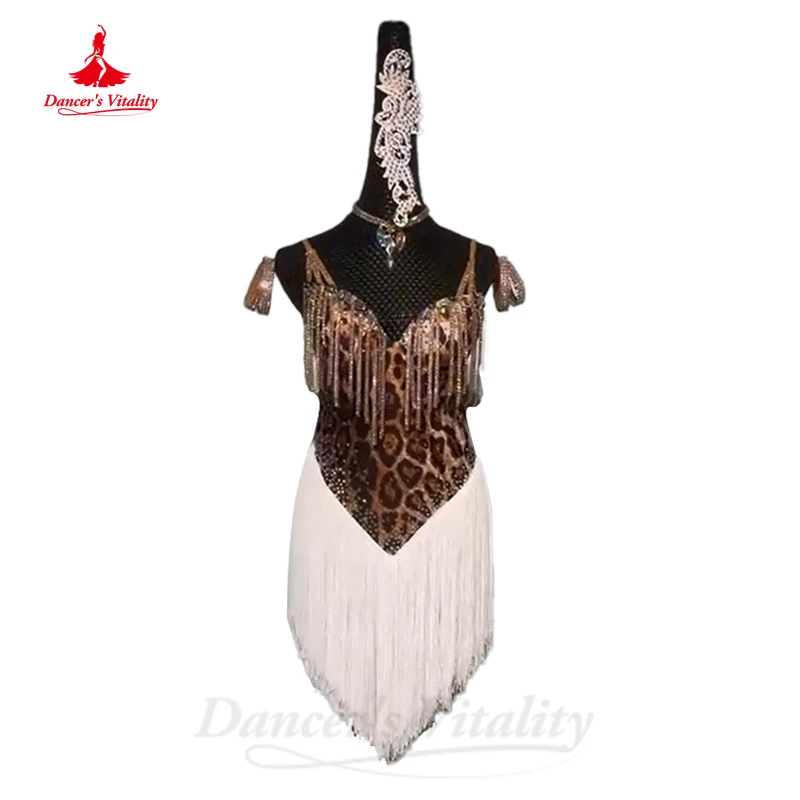 

Latin Dance Fringe Skirt for Women Customsized Rumba Chacha Tango Dance Performance Clothing Adult Child Latin Stage Skirts