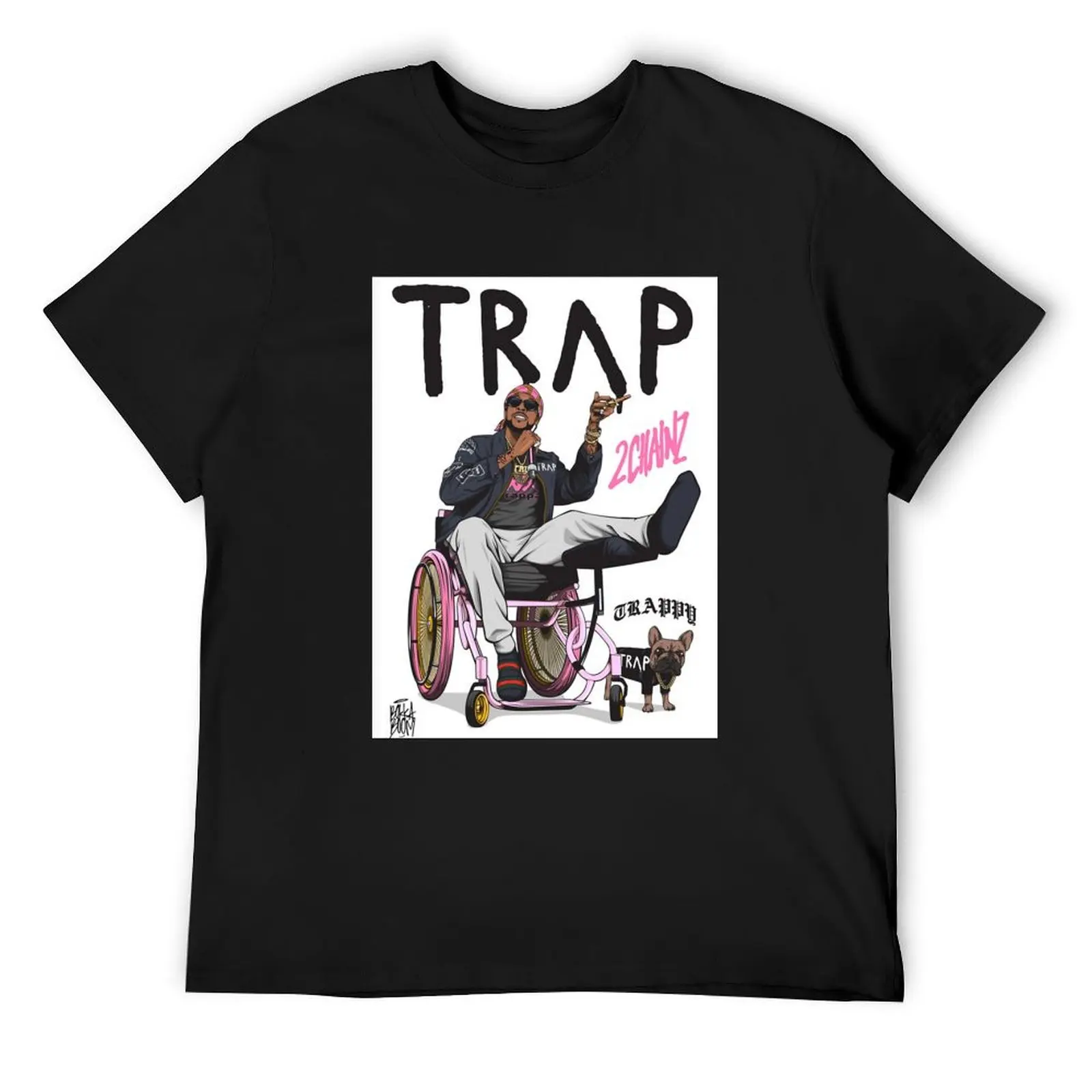 

TRAP 2 Chainz T-Shirt oversizeds man t shirt oversized graphic tee man clothes mens white t shirts