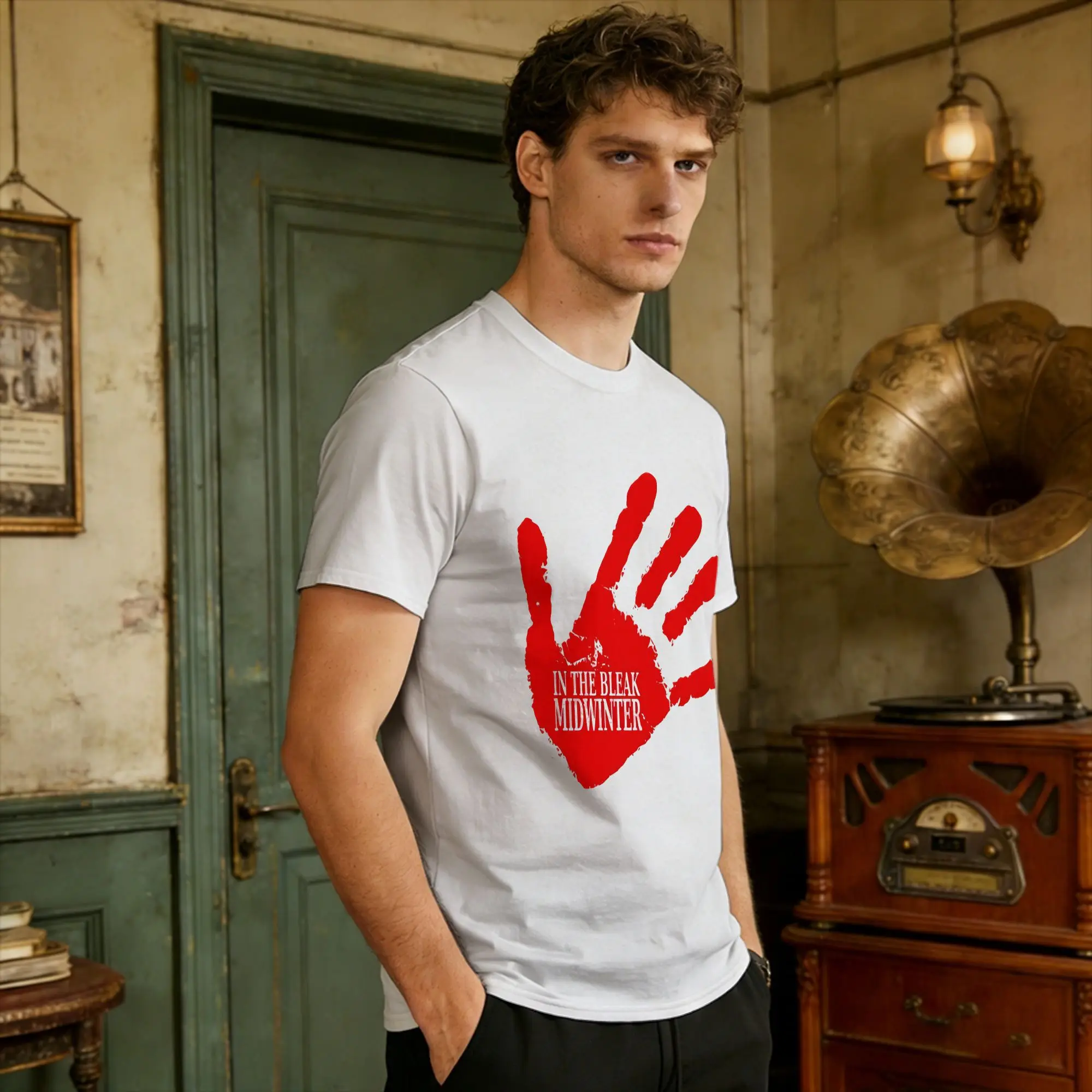 Men Women T Shirt Red Right Hand T-Shirts Novelty Peakys Blinders Beach Tee Shirt Vintage Cotton Clothes Plus Size 5XL