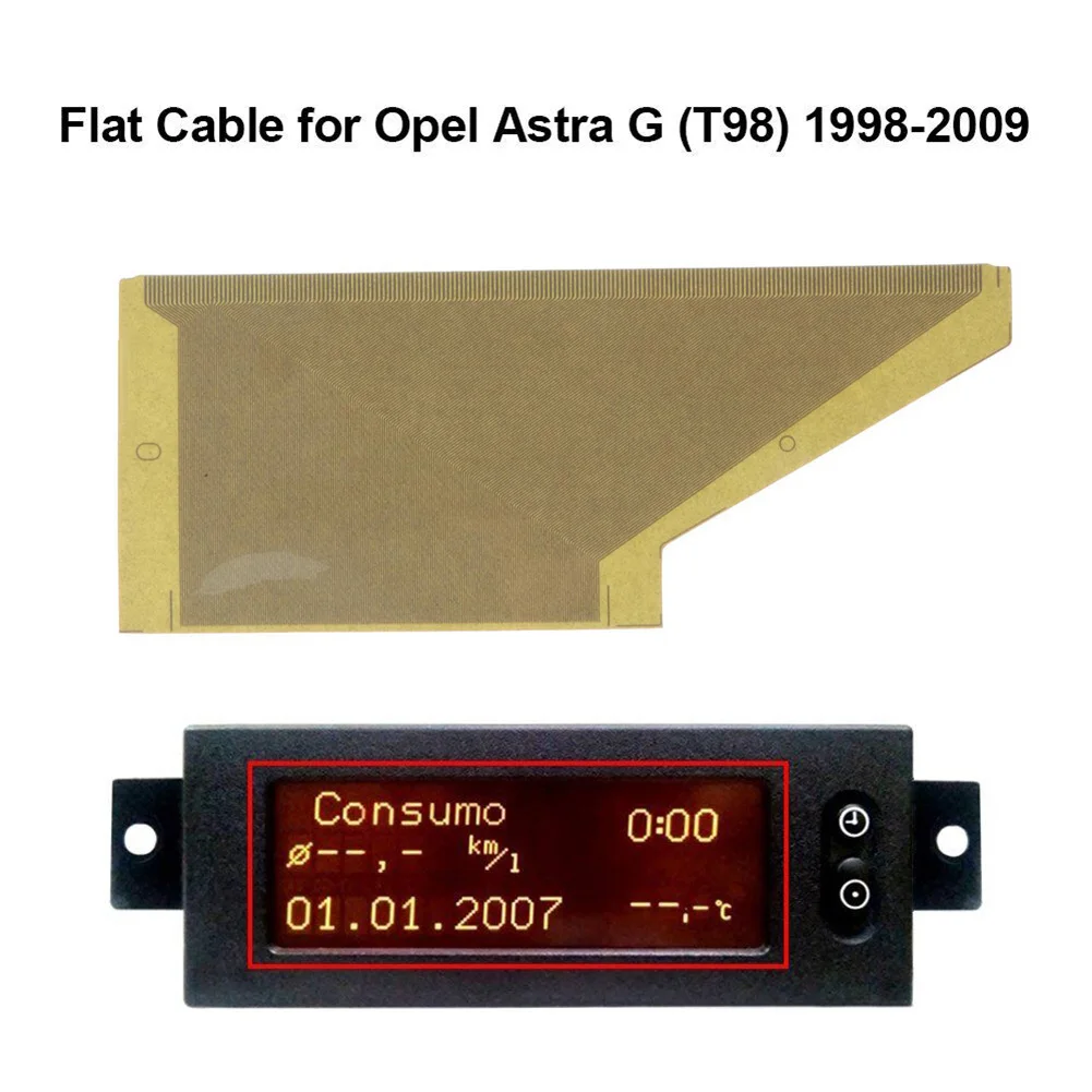 

ЖК-кабель для Opel ASTRA Info Display 024461677 24461517 Плоский ЖК-разъем плоский кабель автомобильные адаптеры для электроники