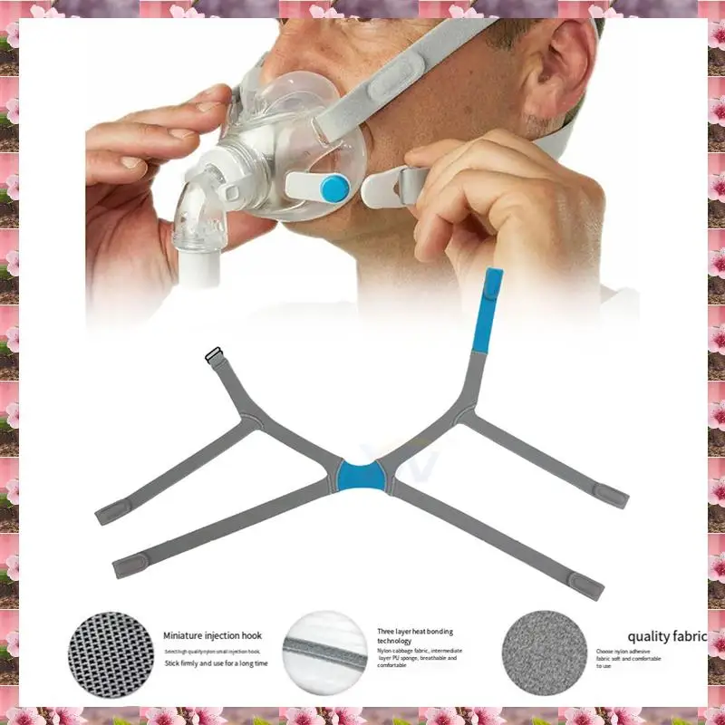 

2025 Headgear Strap For Airfit F30 CPAP Mask, Headgear Replacement For Resmed F30, Adjustable Home Ventilator Mask Headband,Head
