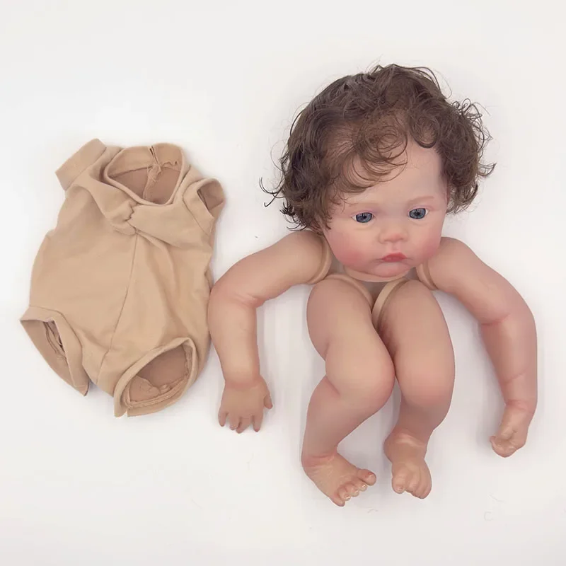 18Inch Reborn Meadow Doll Kit Already Painted Kits/Un painted Kit Soft Touch Fresh Color DIY Doll Parts With Cloth Body
