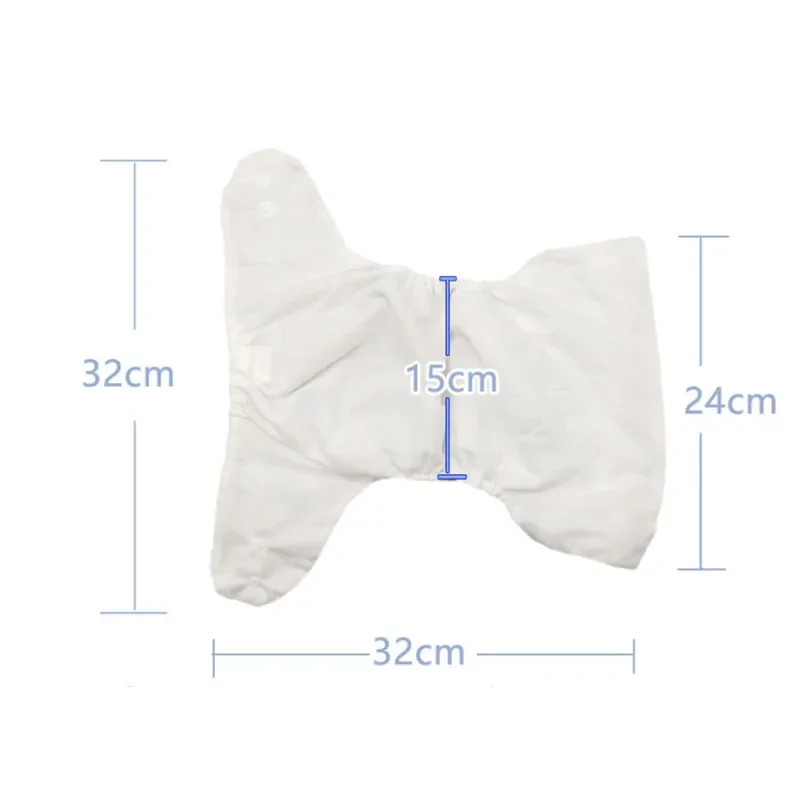 4pc pannolini per bambini pannolini di stoffa mutandine da allenamento riutilizzabili lavabili bambini eco-friendly regolabile a prova di perdite Fit 6-11kg