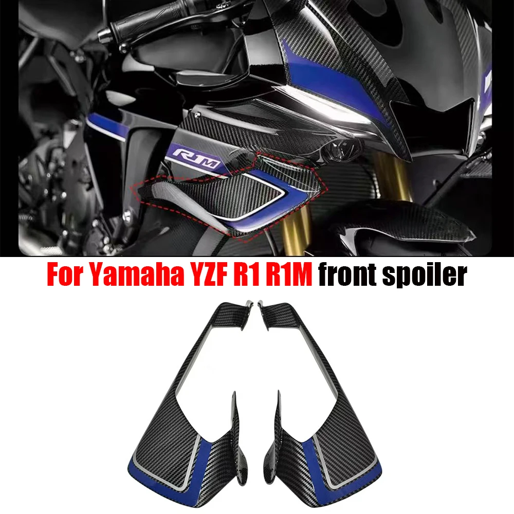 

For Yamaha YZF R1 R1M 2020 2021 2022 2023 2024 2025 NEW Motorcycle Accessorie Aerodynamic spoiler front wing R1M Fairing kit