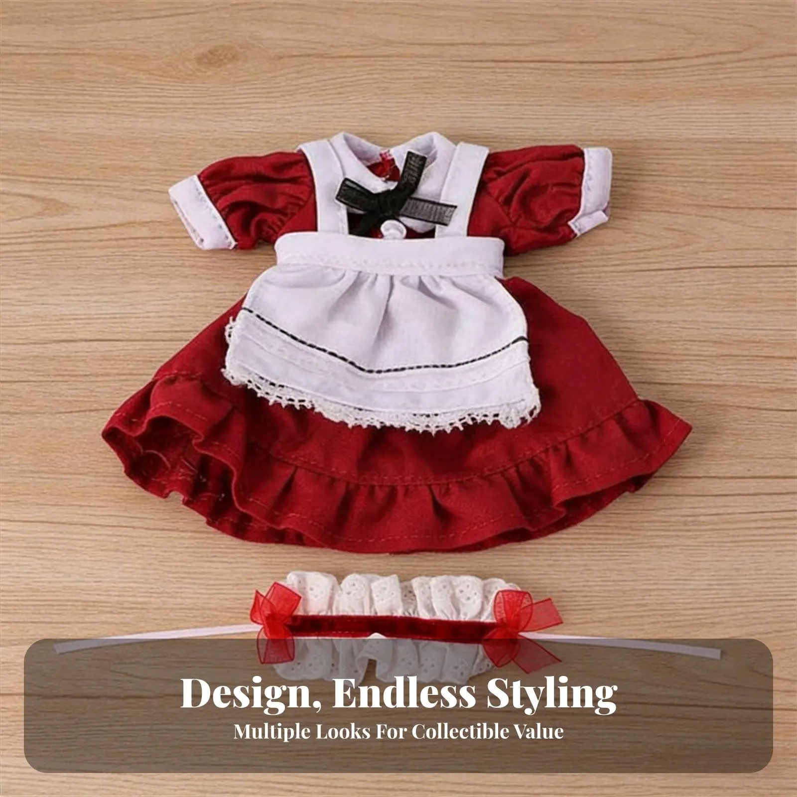

OB11 Doll Dress Collectible Item OB11 Doll Outfit Cute Design 1/12 Scale BJD Clothes