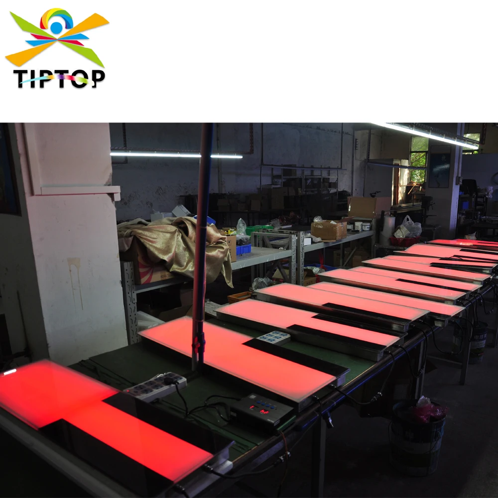 

TIPTOP Led Piano Dancing Floor 100cm Long Tempered Glass with Weight Sensor Color Change with Audio Speaker Waterproof IP65