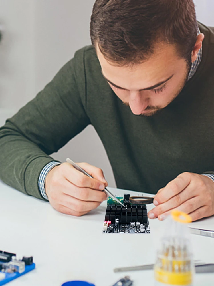 ZK-2001 TPA3221 Scheda amplificatore di potenza digitale da palco posteriore puro Amplificatore audio stereo DC 10-30V 200W AMP Altoparlante subwoofer mono con ponticello